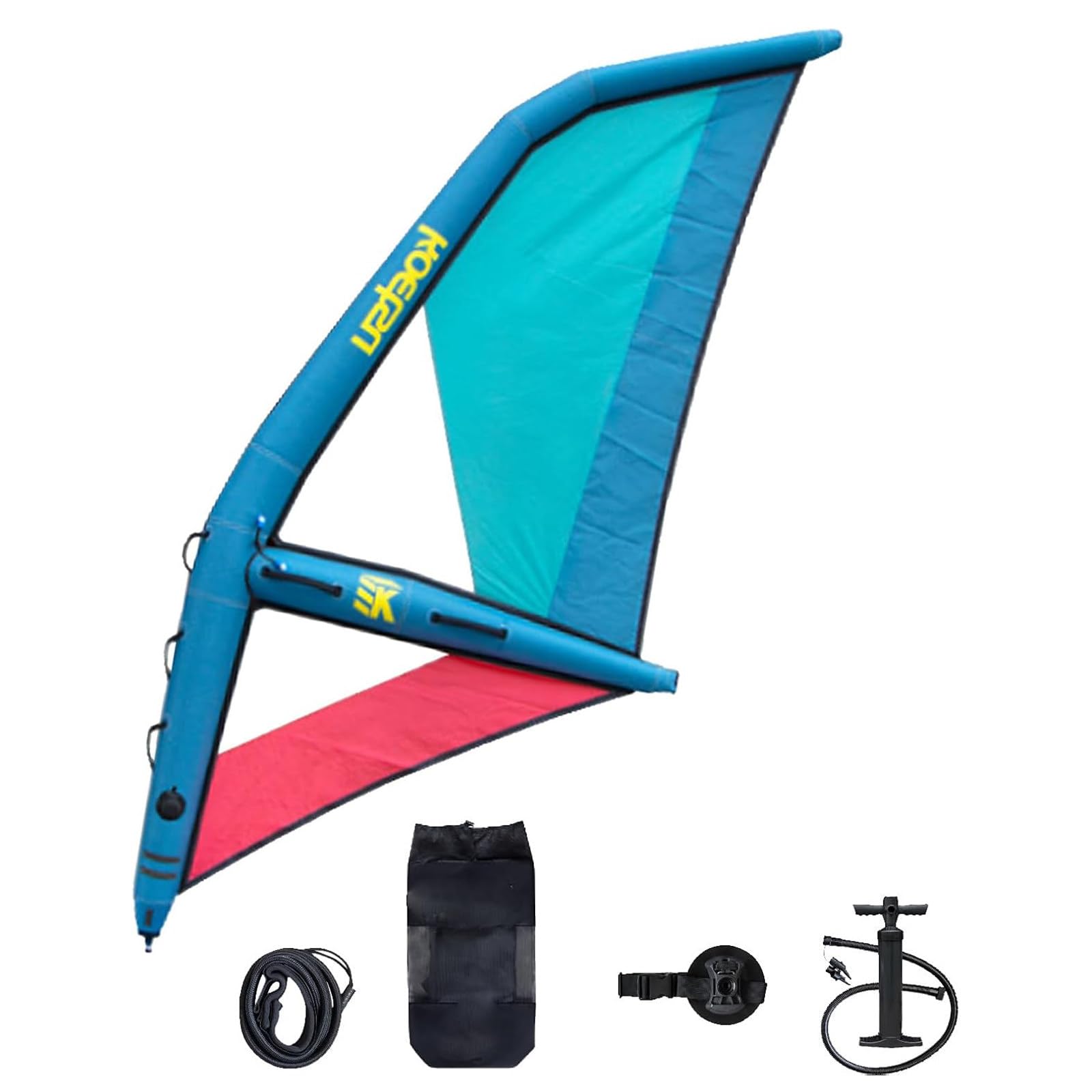 WIANQIAN Inflatable Windsurfing Sail 2.2/3.2/4.2/5.2㎡ for SUP Boards 4.2m