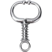 Cattle Nose Rings, Stainless Steel Cattle Nose Clamp, Cow Nose Clip, Spring Type Bull Cow for Farm Use Small