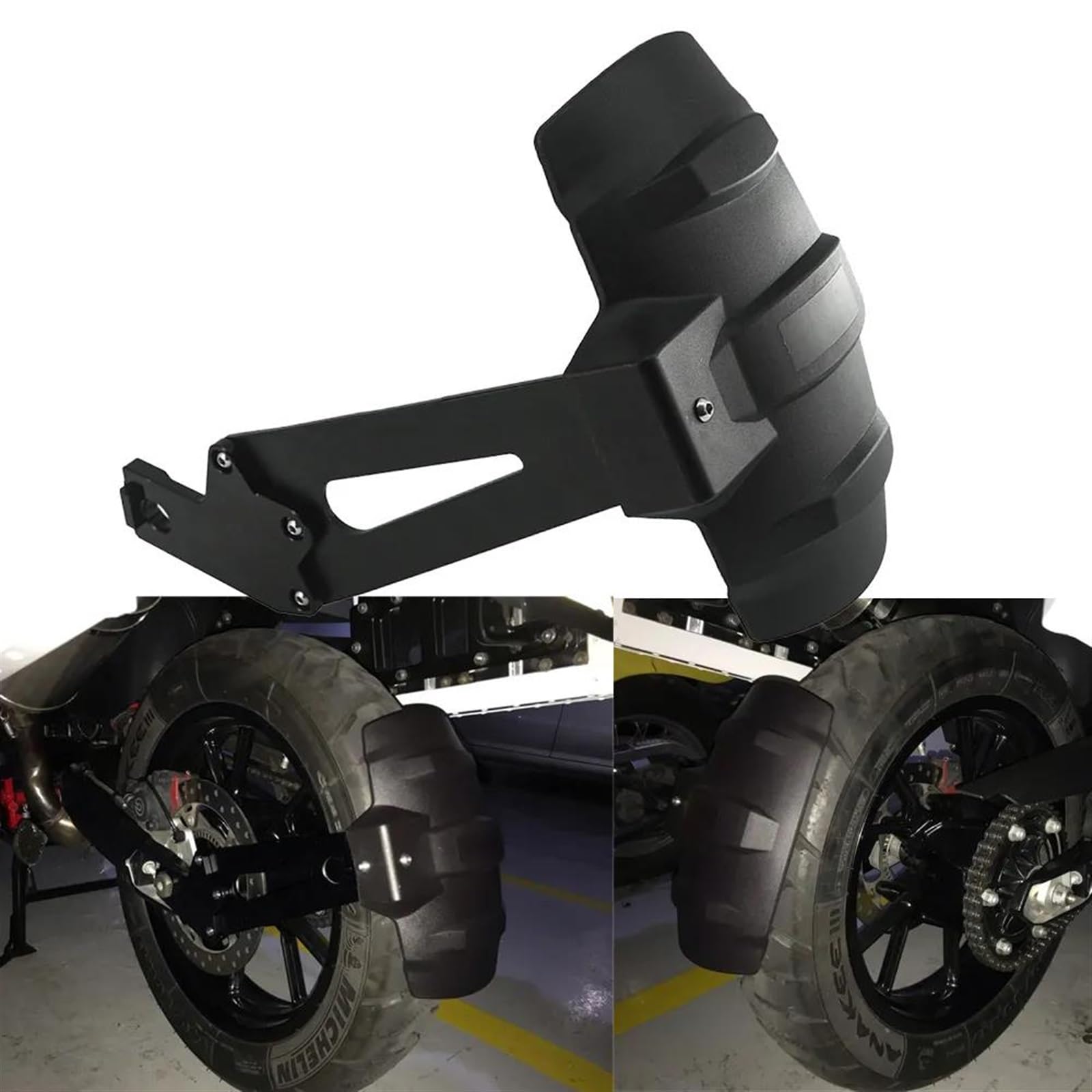 Moto Parafango Posteriore Parafango Montaggio Pneumatico della Ruota Hugger Fango Splash Guard Protector per BMW F800GS F700GS F800R F650GS 2008-2017