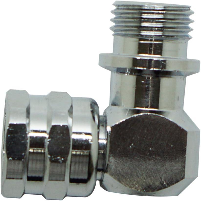 Snorkel Master 90 Degree Swivel Adaptor UNF for Regulator LP Hose, 2" x 9/16"- 18"