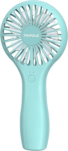 Miniatura 1 de TriPole Mini ventilador portátil de 5000 mAh funciona con pilas pequeño ventilador personal con potente viento USB recargable para maquillaje niñas