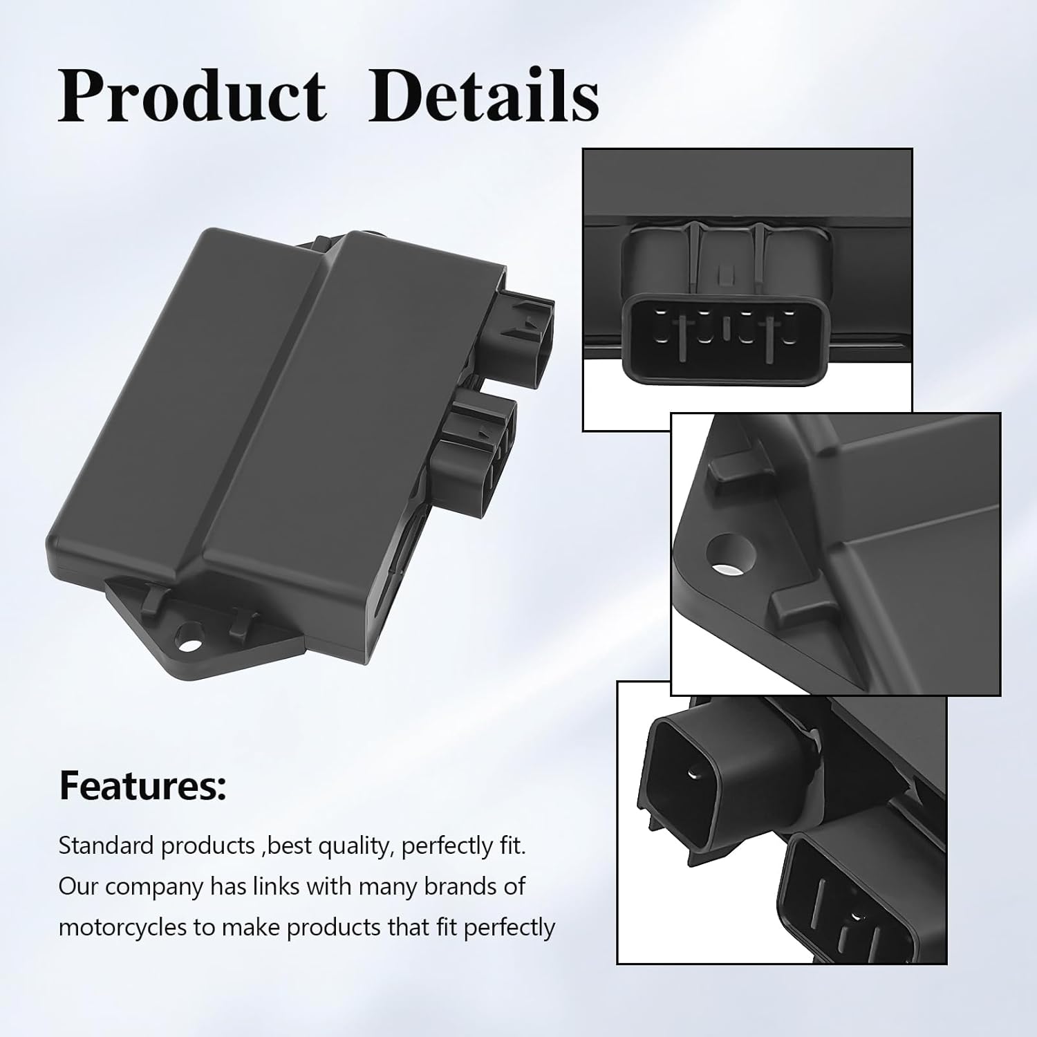 CDI Box- Ignitor Module Unit 5YT-85540-00-00 5NF-85540-00-00 for Yamaha YFM350X Warrior 350 2002-2004/YFM 350 Warrior California 2002-2003/YFM350 Raptor 350 2004-2013/YFM 350 Raptor SE 2005-2007