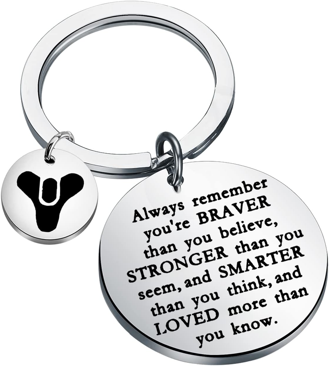 KUIYAI Game Inspired Gift Always Remember Keychain Video Gamer Player For Husband Boyfriend Gaming Gift