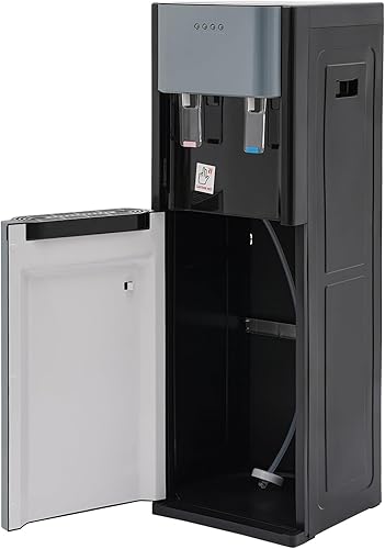 Miniatura 4 de Dispensador de enfriadores de agua fría y caliente, dispensador de enfriador de agua eléctrico moderno y potente con carga inferior para el hogar,