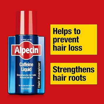 Alpecin Caffeine Liquid Hair Tonic 200ml | Against Thinning Hair | Natural Hair Growth for Men | Energizer for Strong Hair | Hair Care for Men Made in Germany