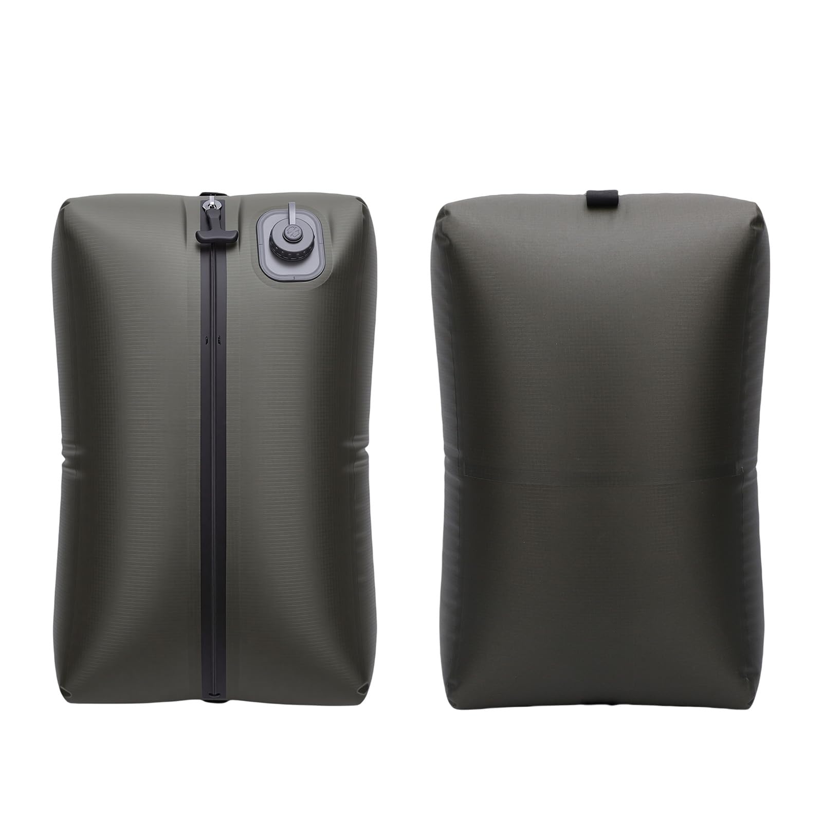 Generic Sacco Sottovuoto da Viaggio Riutilizzabile con Pompa Sacco di Compressione Pieghevole per Abbigliamento Impermeabilizzazione Salvaspazio per Campeggio, Zaino in Spalla 20L (Griglia verde)