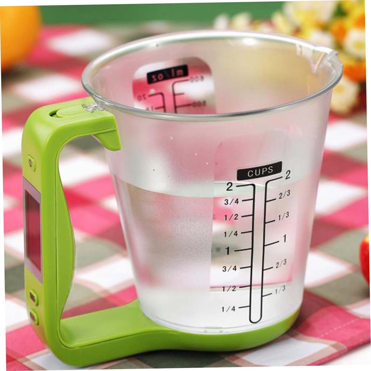 LIFKOME 1000g Taza De Digital Multifuncional Pantalla Lcd Para Leche y Bebidas Diseño Elegante Verde