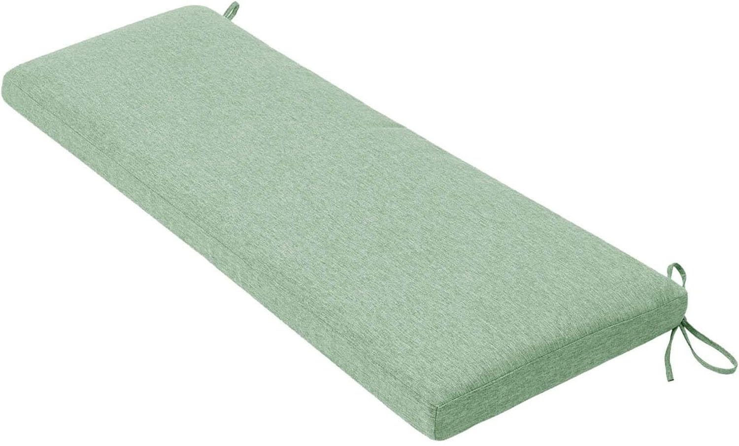 Hoowarm Dining Bench Cushion 2/3 Seater Outdoor/Indoor Seat Pad 80/90/120/150/130/100cm 3 Thick Non-Slip Long Chairs Cushion with Zipper for Shoe Bench Rack, Window, Piano(A10,50x135x3cm)