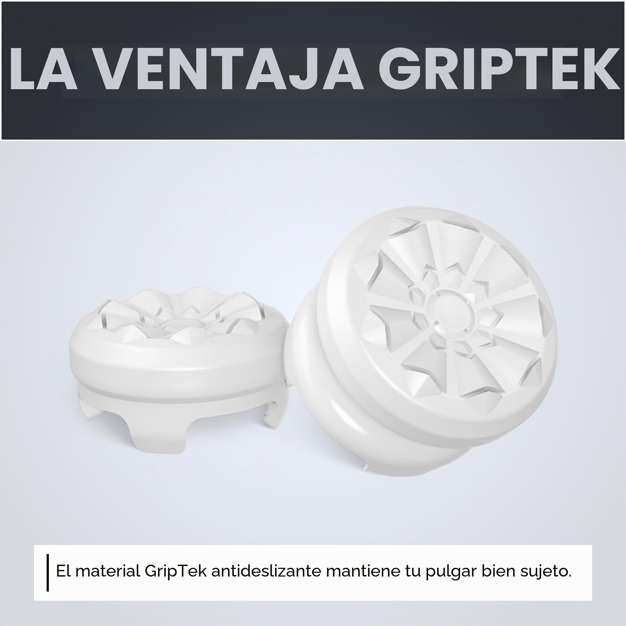 KontrolFreek FPS Freek Galaxy para Xbox One y Xbox Series X/S | Performance Thumbsticks | 1 Altura elevada, 1 Altura media | Blanco.