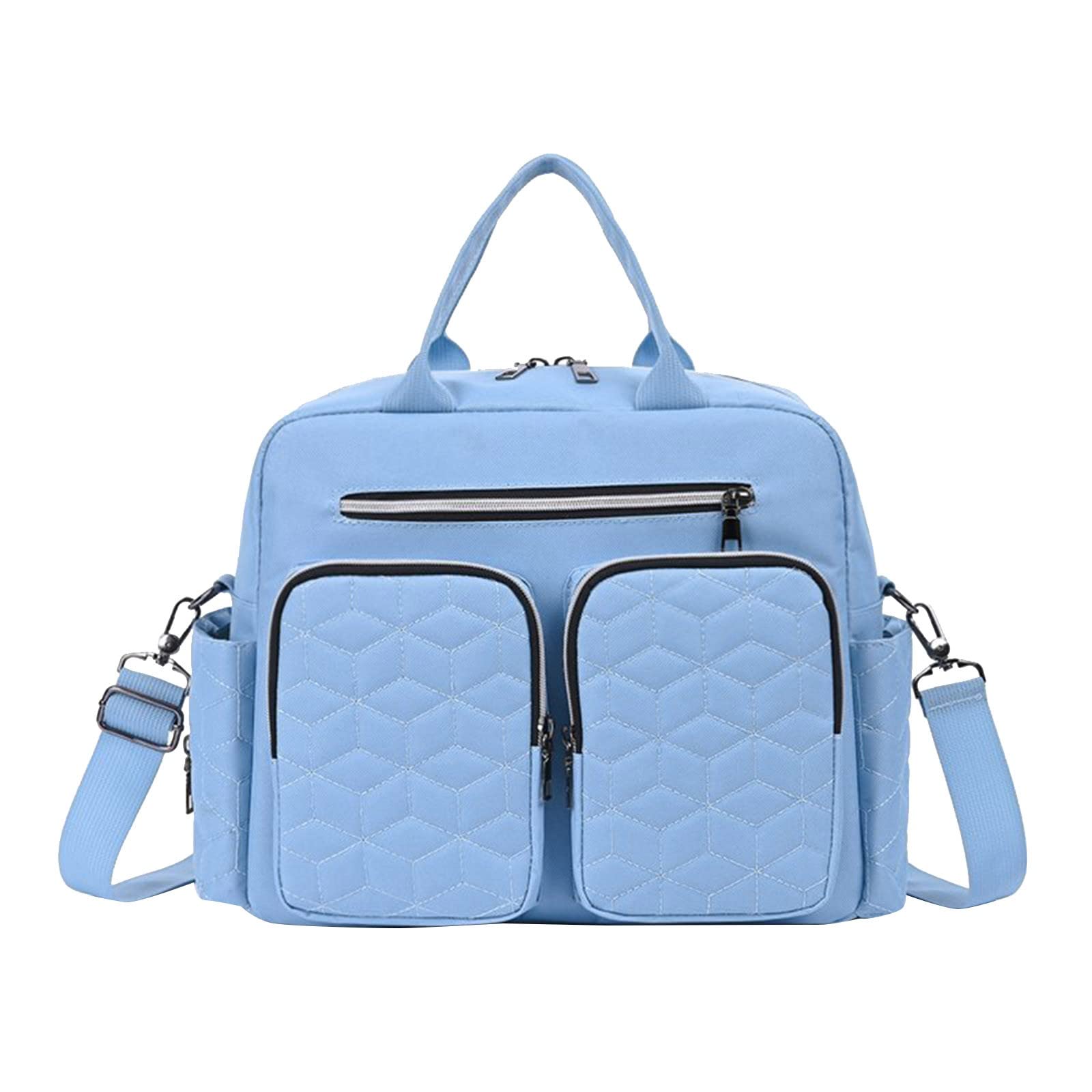 Aby Nappy Bag For Mom And Dad Changing Bag Mom Travel Bag Beach Bag Multi Pockets Travel Handbag Large Small Backpack for Girls (C, One Size)