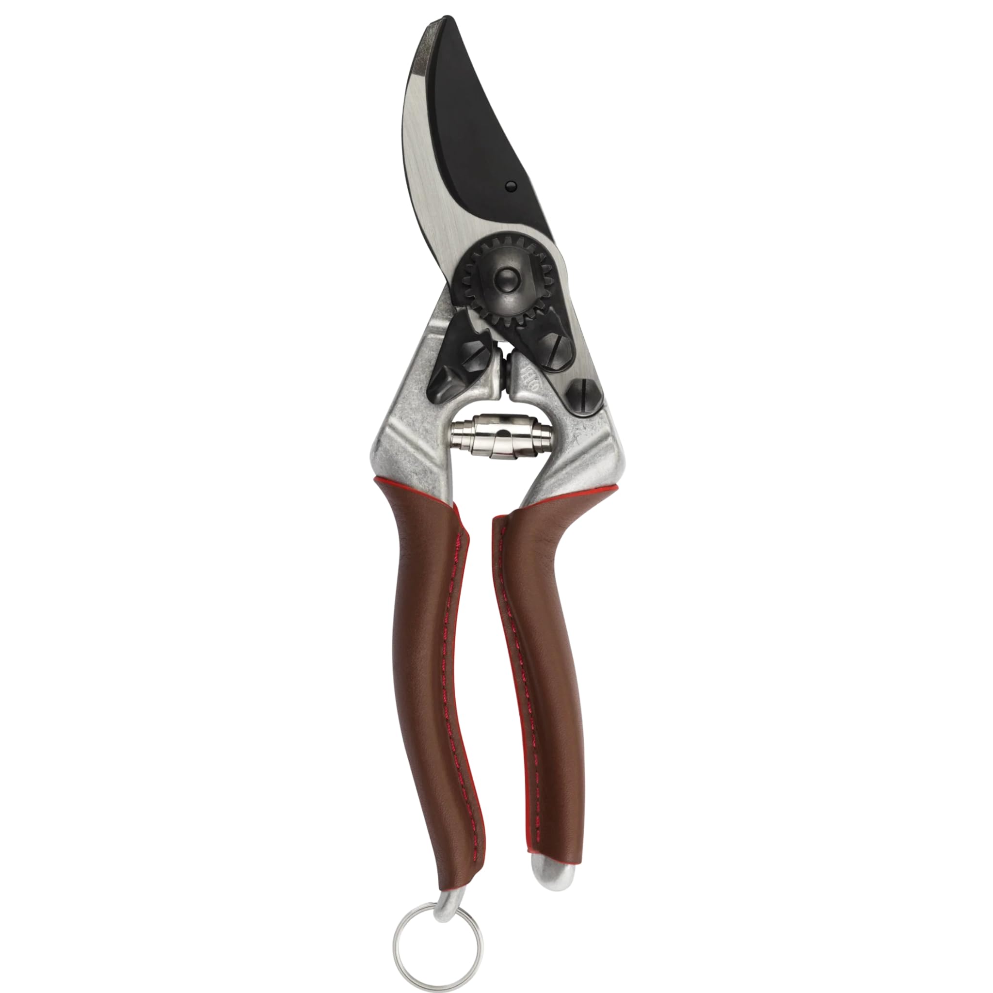 FELCO 8 Elite – Sécateur professionnel droitier pour grandes mains, coupe 25 mm, revêtement F-Tech anti-friction, poignées cuir cousues main, outil ergonomique de taille