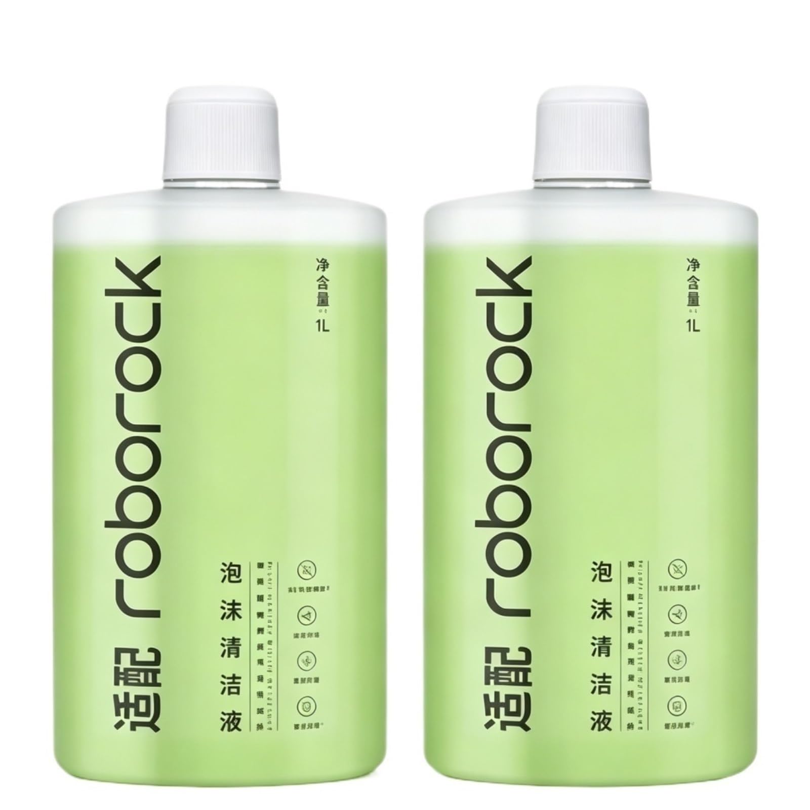El limpiador de pisos es compatible con Roborock F25 ACE/F25 Ultra | Limpiador de pisos con aroma a jazmín de 1 litro, apto for F25 ACE/F25 Ultra, con un aroma suave y natural(2PCS)