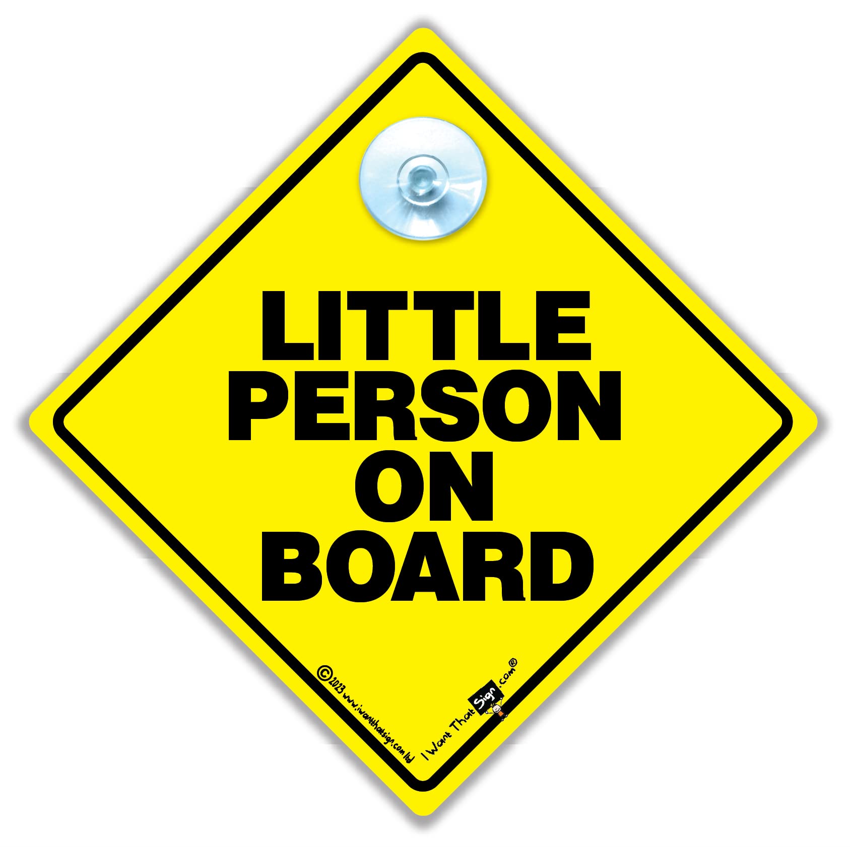Little Person on Board Sign, Baby on Board Sign, Baby on Board Car Sign, Baby Car Sign, Baby Boy Car Sign, Deter Tailgaters With This Baby Car Sign 14cm x 14cm