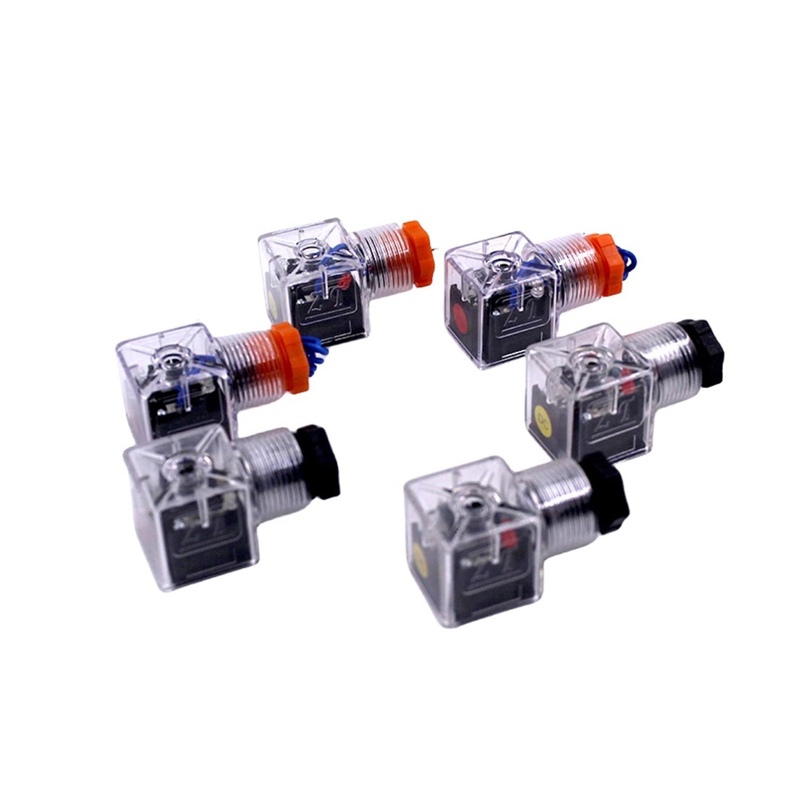 Connecteurs A-LED électrovanne hydraulique prise bobine AC220V transparent