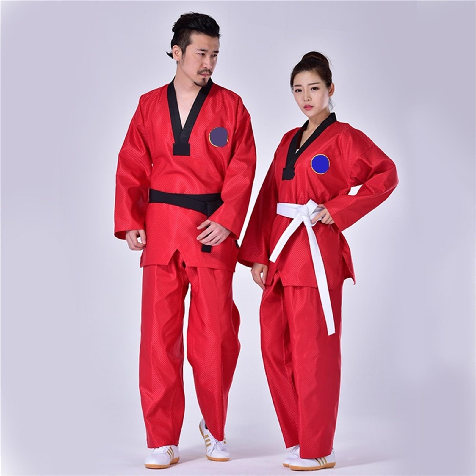 Uniforme de Taekwondo, Traje de Entrenador for Adultos, Karate, Judo, Entrenamiento, Pantalones de competición, Abrigo, Disfraz de Rendimiento for Principiantes