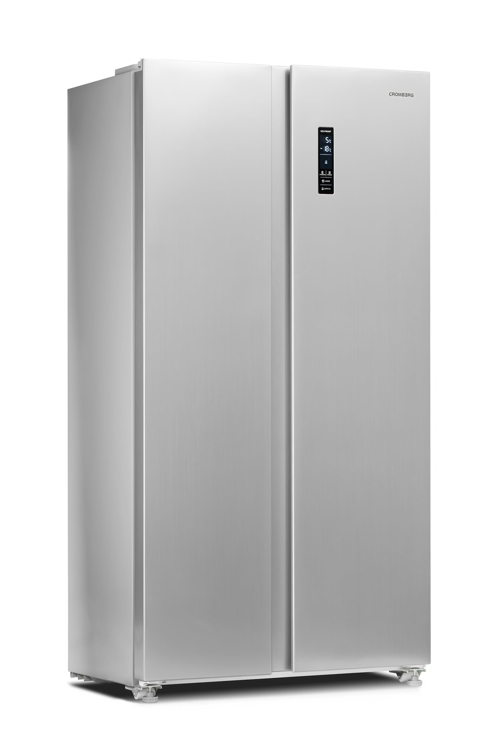 HRH 2P 55N SX Frigorifero Americano Side-by-Side, Total No Frost, 442L, display esterno il soft touch, Classe Energetica E, Altezza 177cm, Larghezza 91cm, Profondità 59cm