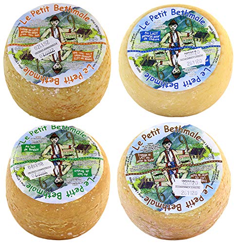 jemangefrancais.com  Lot de fromages de Bethmale - Assortiment de 4 tomettes de Bethmale aux code EAN 0712221039300 