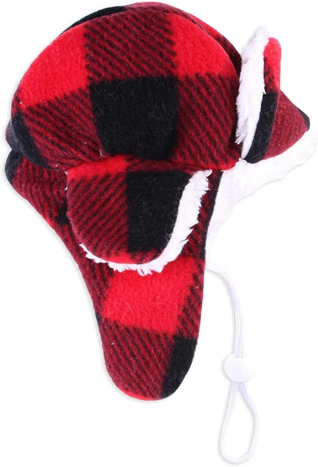 Dog Hats with Earmuffs Pets Adjustable Trapper Hat for Small Medium Dogs : Pet Supplies