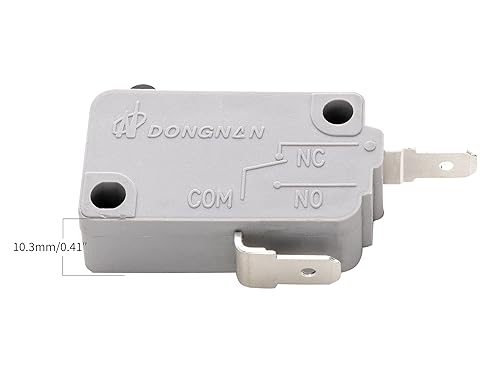 Miniatura 4 de KW3A Interruptor de puerta de horno microondas 16A 125250V Interloc de puerta (2 normalmente abiertos y 1 normalmente cerrado)