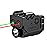 SOLOFISH 500 Lumens Pistol Light Laser Combo, Slidable Red Green Laser and Gun Light with Strobe & Memory Fits Full Size & Compact Rail, Rechargeable