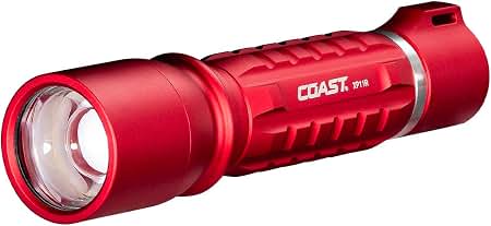 coast rechargeable led flashlight backpacking XP11R 2600 Lumen USB-C with Slide Focus® and Pure Beam® Focusing Optic, 4 Light Modes, Red C charging offer modern HANDBAG Cotton Cordell Pencil Poppers Color:A with 2 hooks