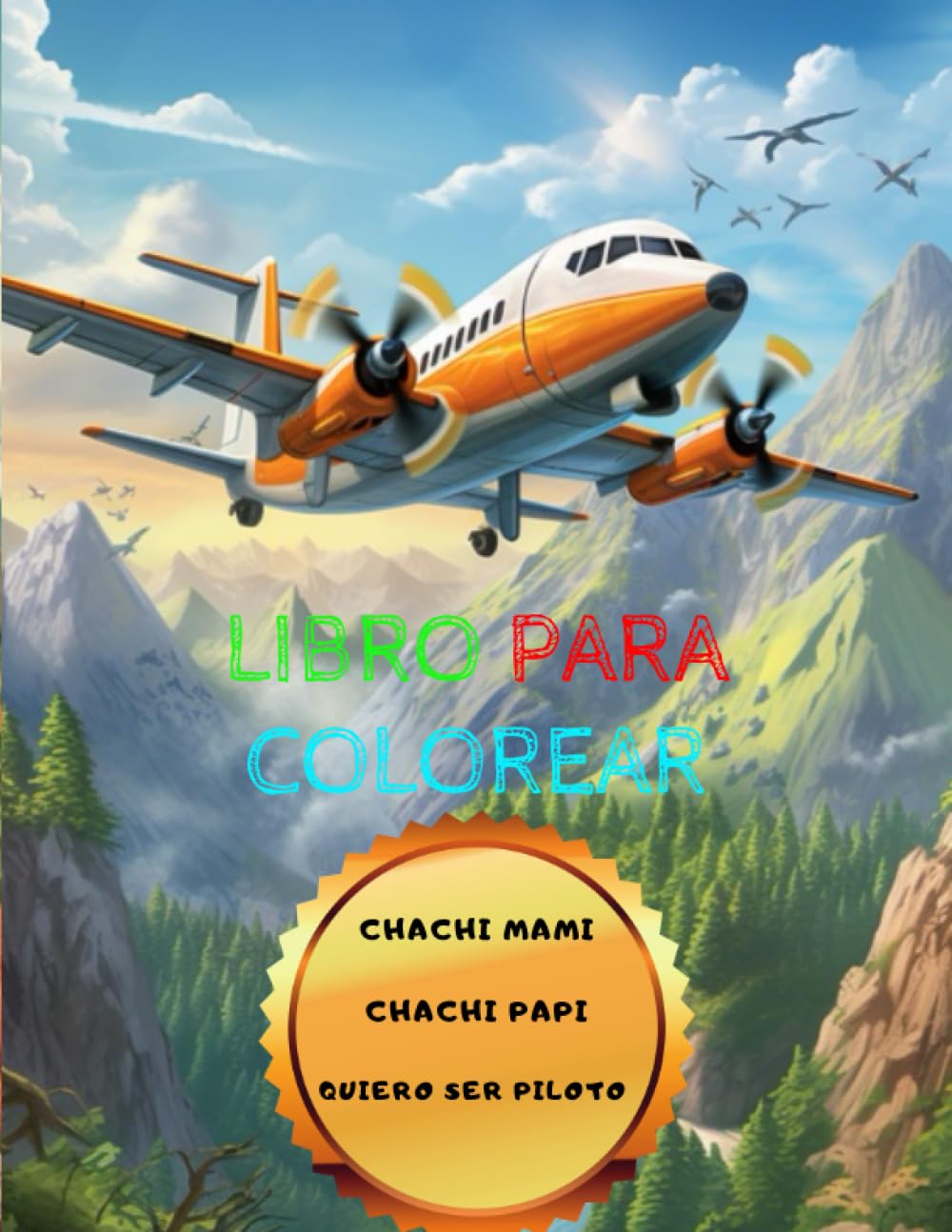 el camino que creamoschachi mami chachi papi: libro para colorear