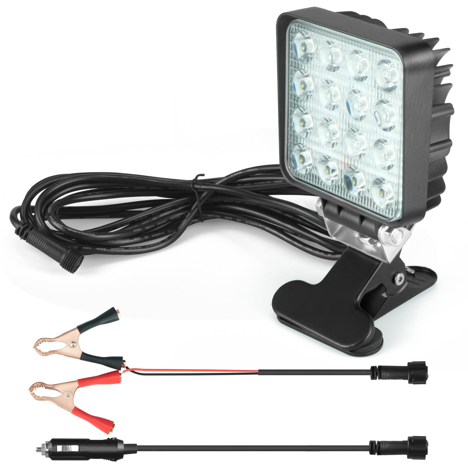 Boat Docking Headlights Led Pod Lights 30W 6000K 12V Above Water Flood Marine Led for Kayak Bass Jon Fishing Boat Spreader Light T-top Deck Driving Stern Lights Truck Light