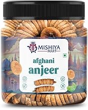 MISHIYA MART Afghan Anjeer Figs Dry Fruits | Dried Afghan Anjeer | Rich Source of Vitamins & Dietary Fiber | Healthy Snack | 1kg