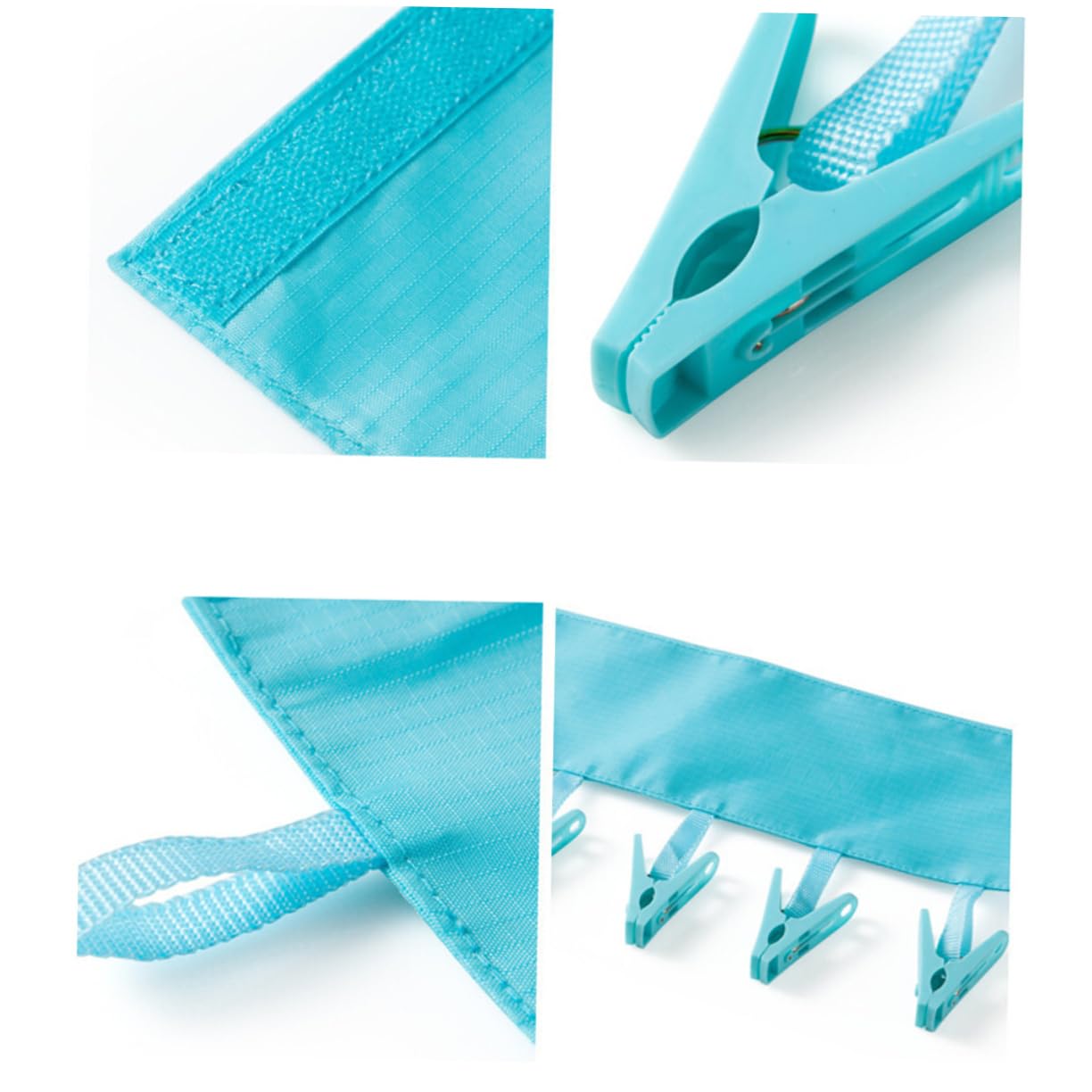 Alipis Cintre De Séchage Pliable Avec 6 Clips - Porte-Serviettes Portable Pour Voyage Et Maison