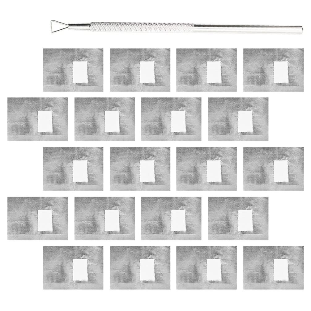 FOMIYES Nail Remover Foil Set Manicure Polish Remover Tool Set Soak Off Gel Remover Foils Nail Polish Remover Tin Manicure Remover Wraps Nail Art Supplies