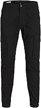 JACK & JONES Cargo Trousers Slim Fit Cargo Trousers, Black, 32