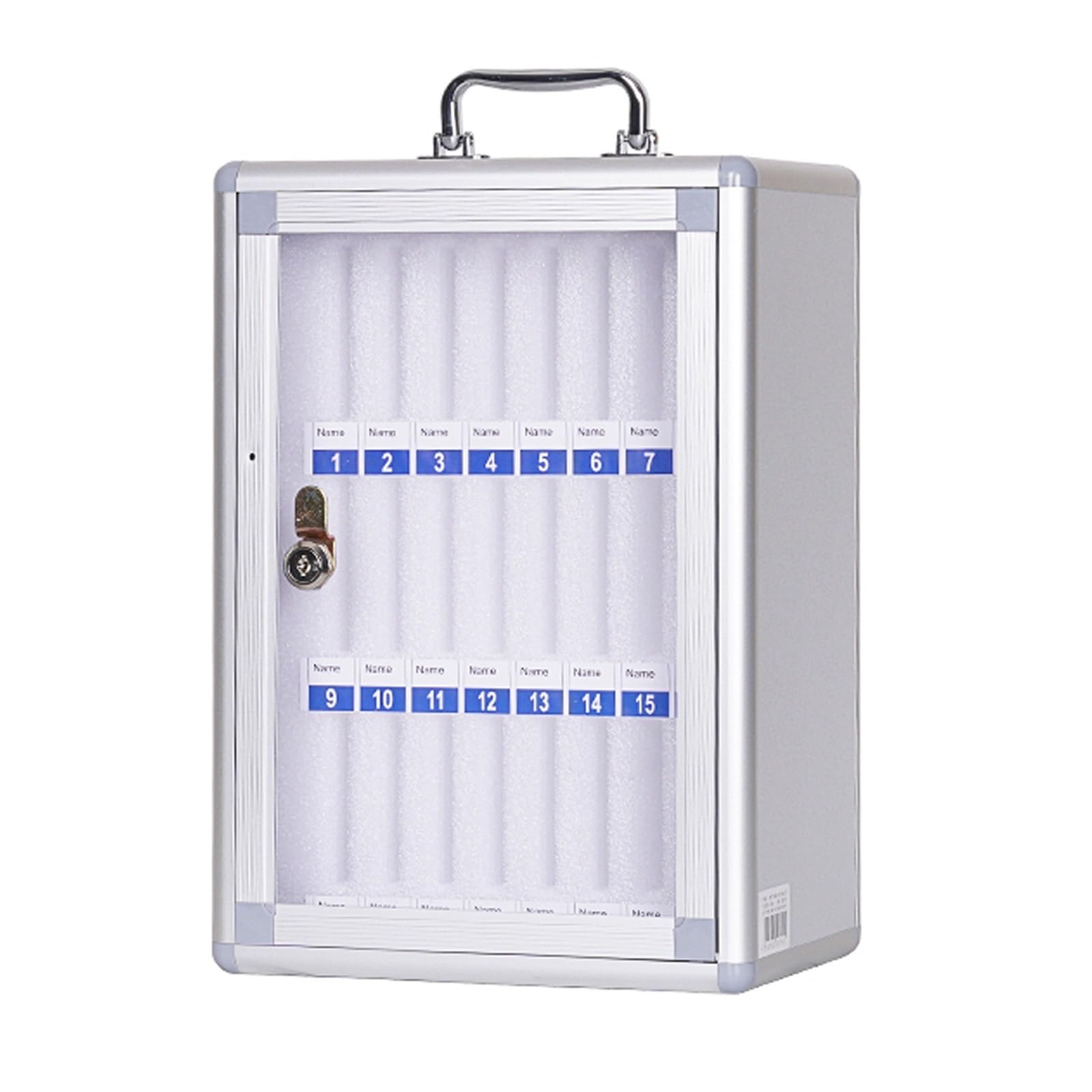 Casier portable en alu pour téléphone - Boîte 24 fentes pour classe et bureau