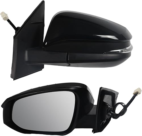 Miniatura 6 de Liizoo Espejo lateral para puerta de automóvil Toyota RAV4 2013 2014 2015 lado izquierdo del conductor  Vidrio ajustable  Vidrio eléctrico  Vidrio