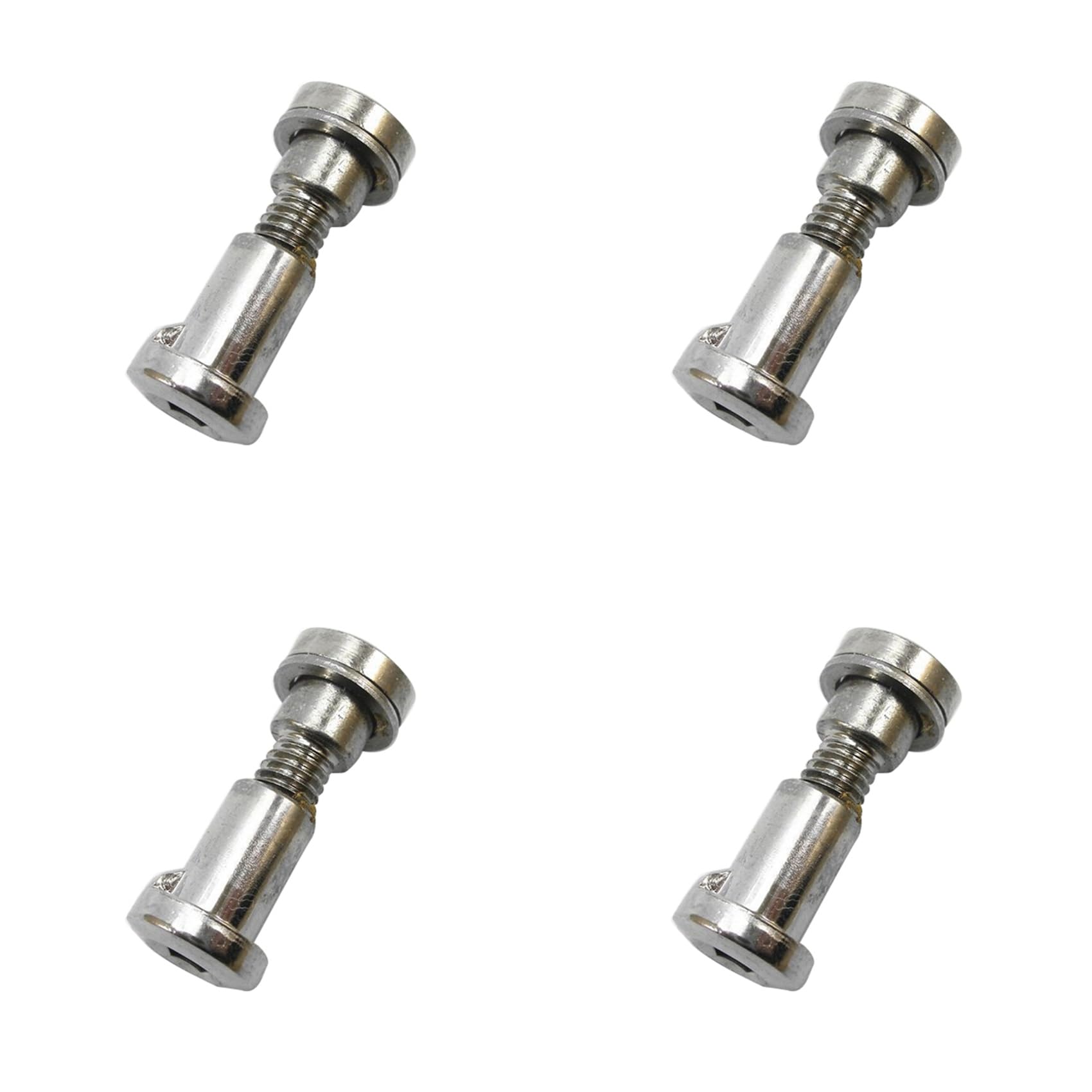 Jnchdghwa Silver 4X Bicycle Seatpost Adjustment Bike Seatpost Clamping Binder Bolt 15-25Mm High Strength Steel