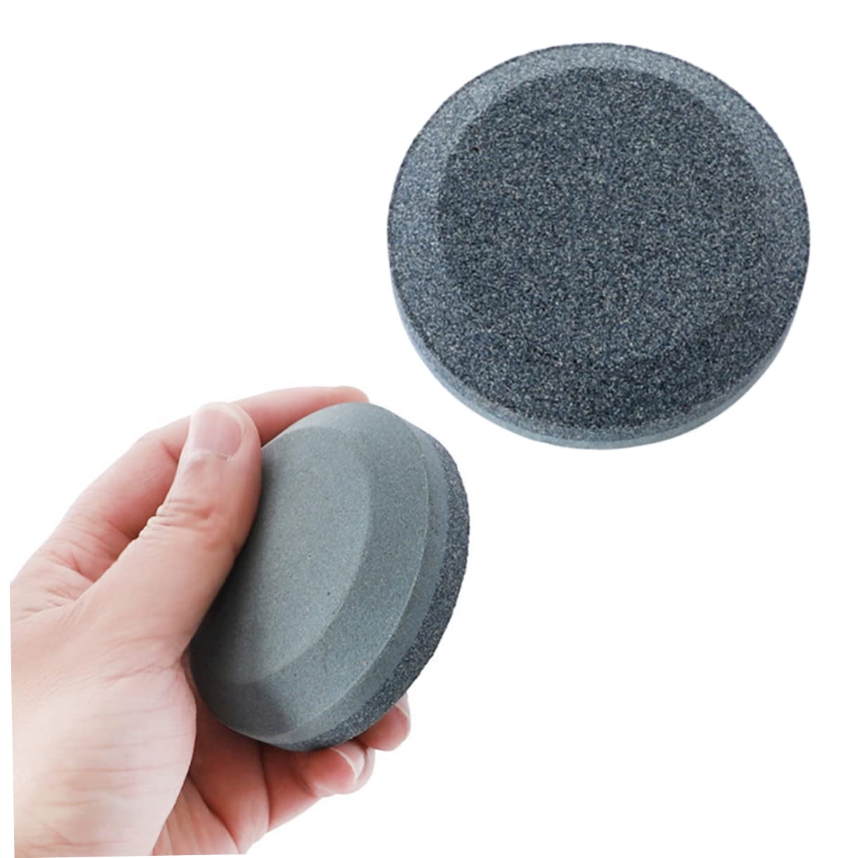 Generic Sharpener Whetstone Double-sided Grinding Stone Kitchen Grinding Tool Sharpening Stone Circular Sharpener Tool Knives Small