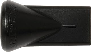 Loc-Line Coolant Hose Component, Black Acetal Copolymer, Flat Slot 40 Nozzle, 1/4