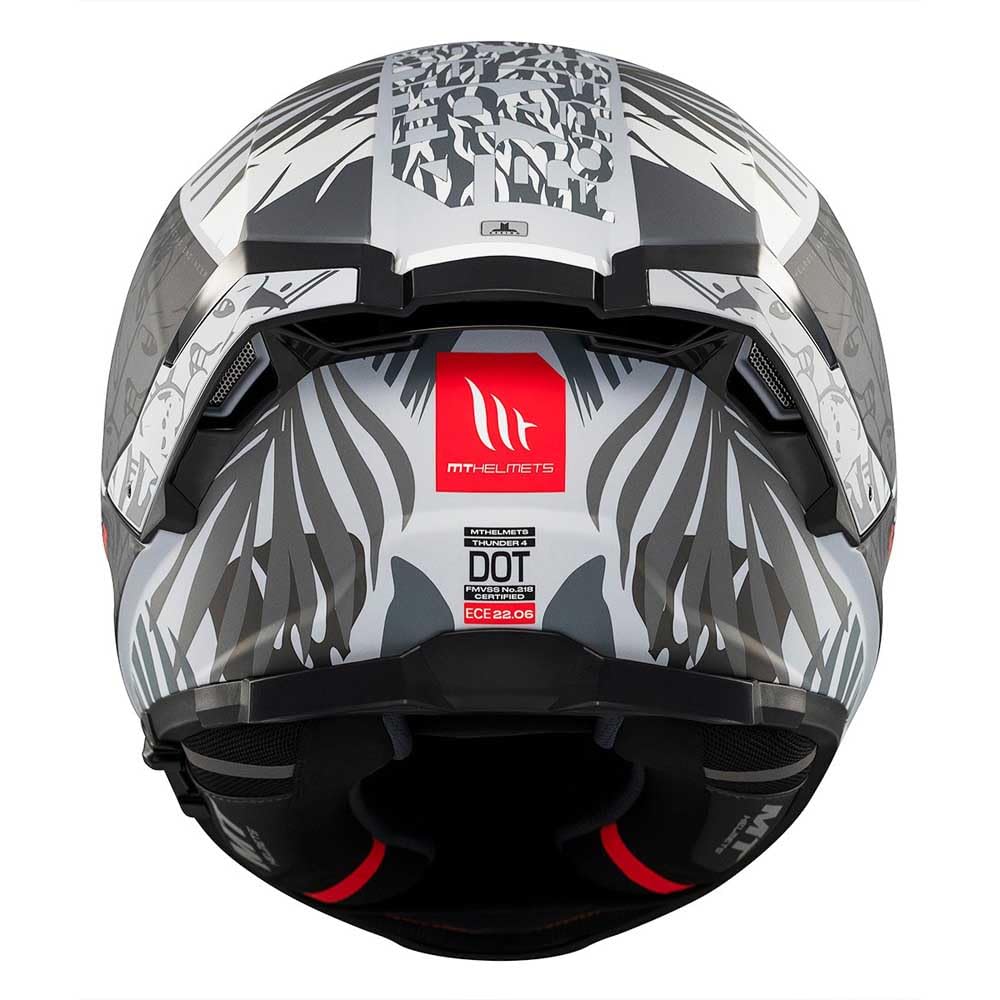 MT Helmets Thunder 4 SV – Casco Moto Integral con Visor Solar Full Vision, Pantalla Antivaho Compatible con Pinlock, Interior Lavable y Calota HIRP | Homologado ECE 22.06 & DOT