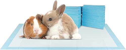 Vista 7 de BV Almohadillas pequeñas para cachorros, 100 unidades, 17 x 24 pulgadas, a prueba de fugas y absorbentes, para perros con diseño de 6 capas, hoja