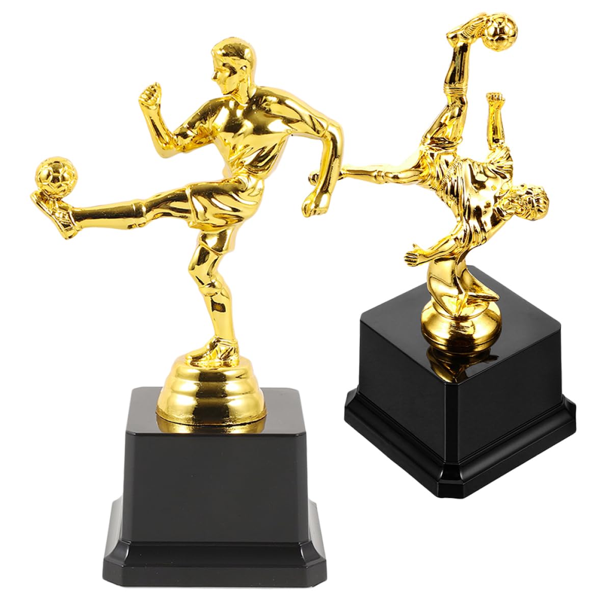 INOOMP 6stücke Fußball Trophäe Aus Kunststoff Sportliche Auszeichnung Für Fußballspiele Dekorative Trophäe Für Feiern Und Sportveranstaltungen Leicht Und Ansprechend Gestaltet