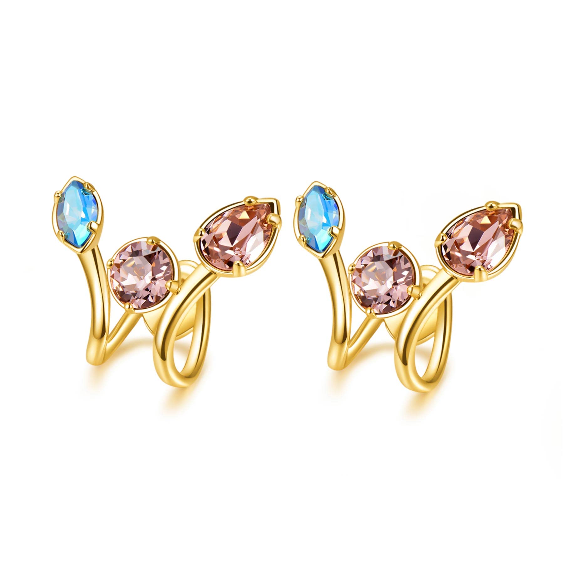 Brosway Orecchini Donna Collezione AFFINITY - BFF80, In Ottone Oro Rosa 14K Con Cristallo Swarovski, Perla E Zirconi, Idea Regalo