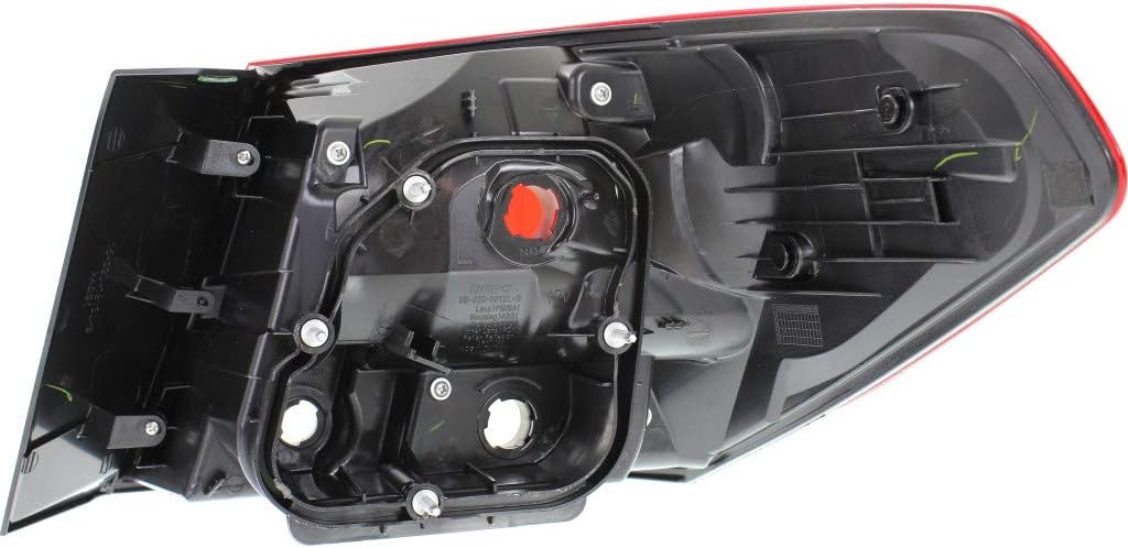 CarLights360: For 2010 2011 2012 2013 2014 SUBARU LEGACY Tail Light Assembly Driver Side - Replacement for SU2804104