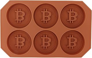 Moule à gâteau Bitcoin, moule en silicone pour four à micro-ondes, adapté à la fabrication de gâteaux, chocolats, glaçons