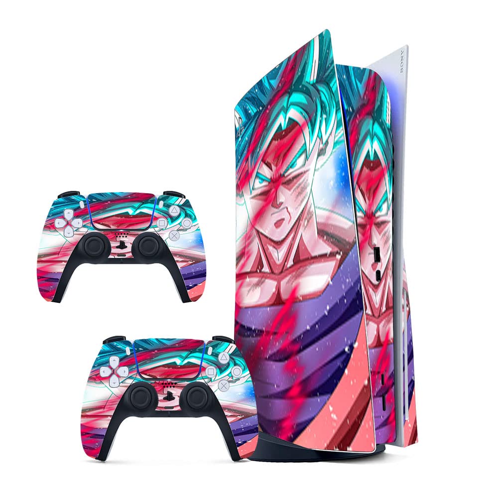 GADGETS WRAP Printed Vinyl Skin Sticker Decal for Sony PS5 PlayStation 5 Disc Edition Console & 2 Controller (Skin Only, Console & Controller not Included.) - Dragon Ball Super Fight Mode Multicolor (B0BW3XH761) Amazon Price History, Amazon Price Tracker