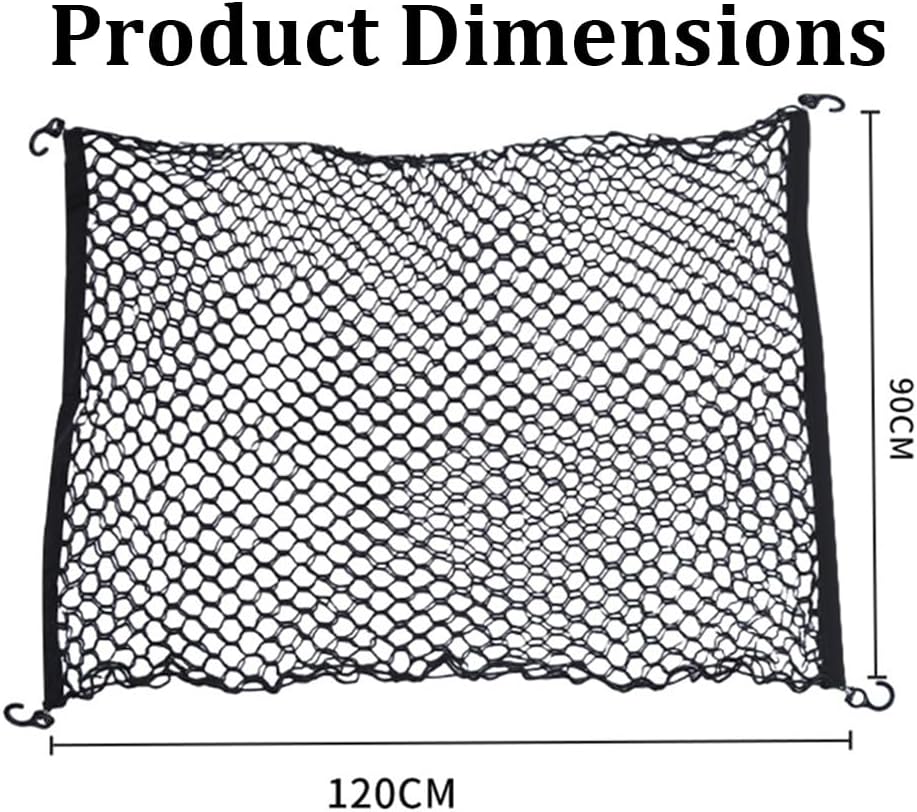 Dog Car Barrier for Rolls-Royce Ghost Extended Spectre, Durable Car Dog Back Seat Barrier Net, Mesh Pet Divider Storage Net, Breathable & Easy to Install, Travel Accessories