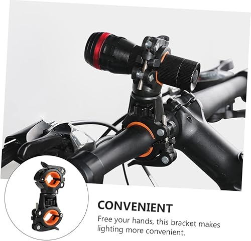 Miniatura 8 de Sosoport 1pc Bicycle Headlight Frame Flashlight Holder Universal Light Mounts Bike Flashlight Bracket Flashlight Support Simple Flashlight Mount