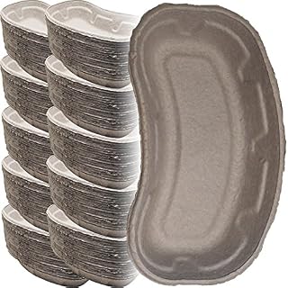 200 x Cardboard Pulp Disposable Medical Waste Vomit Sick Dish Tray Kidney Bowls