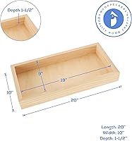 Vista 3 de Lienzo de madera estrecho de 10 x 20 x 1-1/2 pulgadas, paquete de 2 carteles de madera en blanco con marco, paneles de madera con cuna