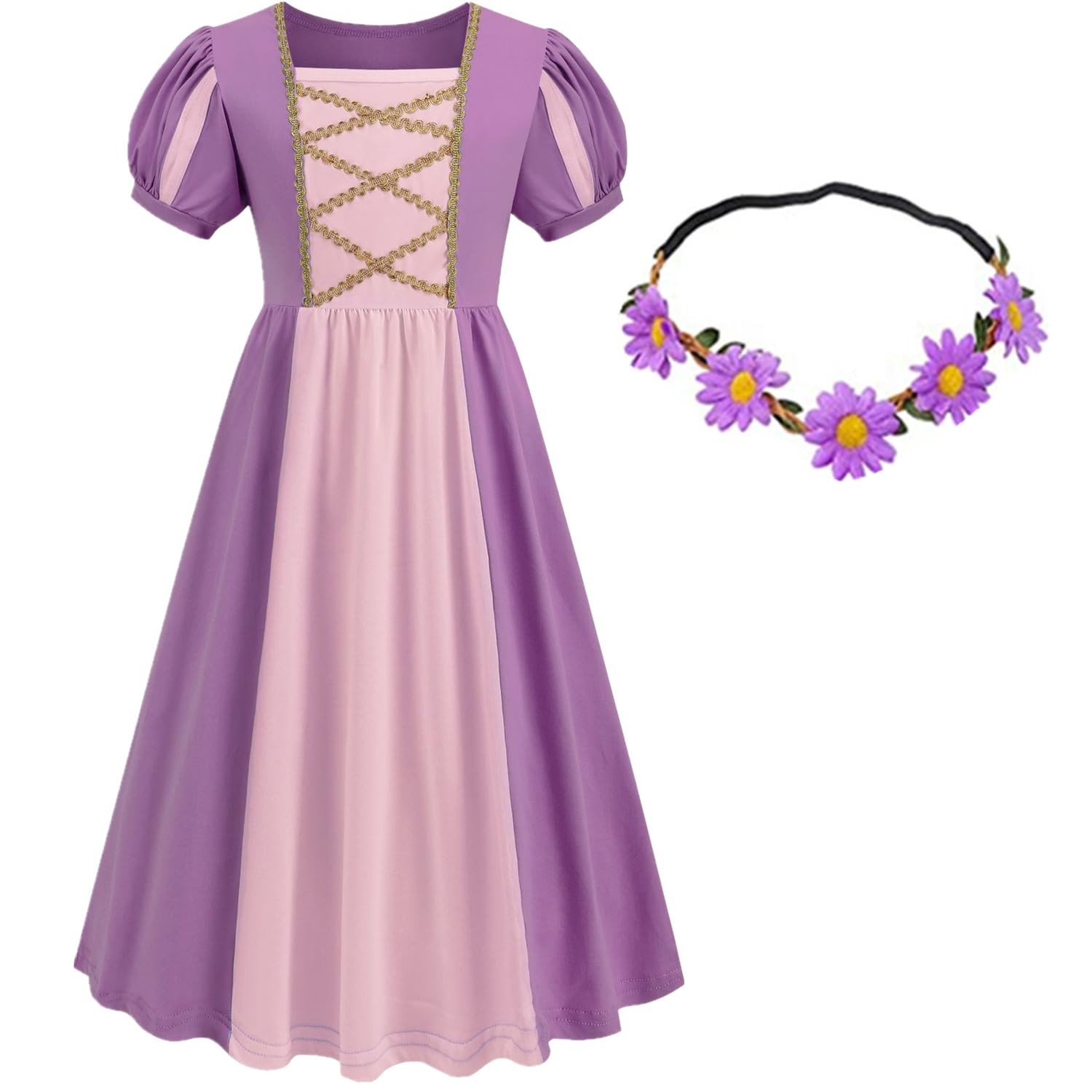 Renaissance Medieval Dress Princess Dress Girls Irish Costume Cosplay Retro Gown Birthday Halloween Xmas Party