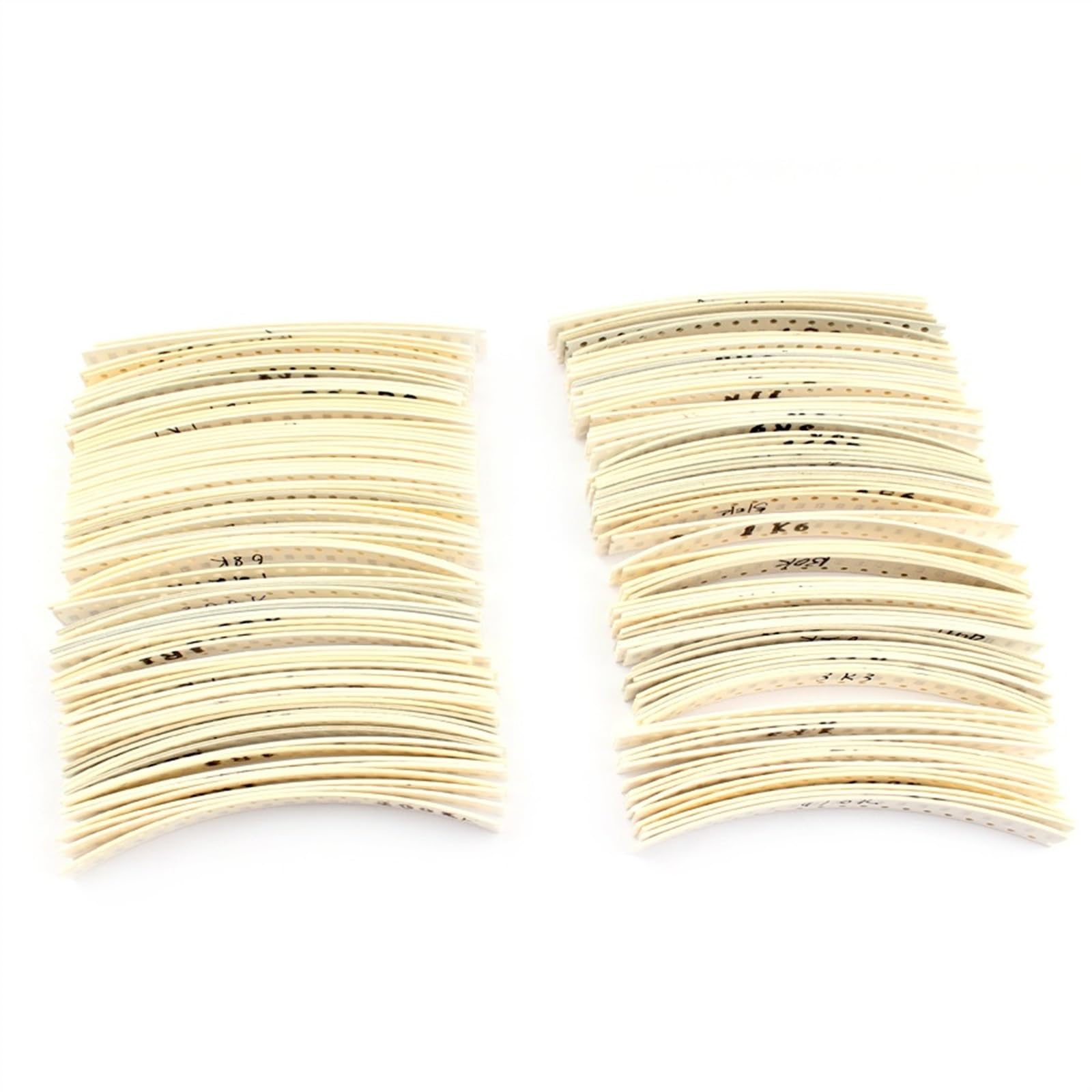 2000 Uds 10 ohm-910K ohm 1206 Kit de resistencia SMD conjunto surtido 5% 80 valores * 25 uds resistencias SMD 10K 470/100/680 ohm paquete de resistencia