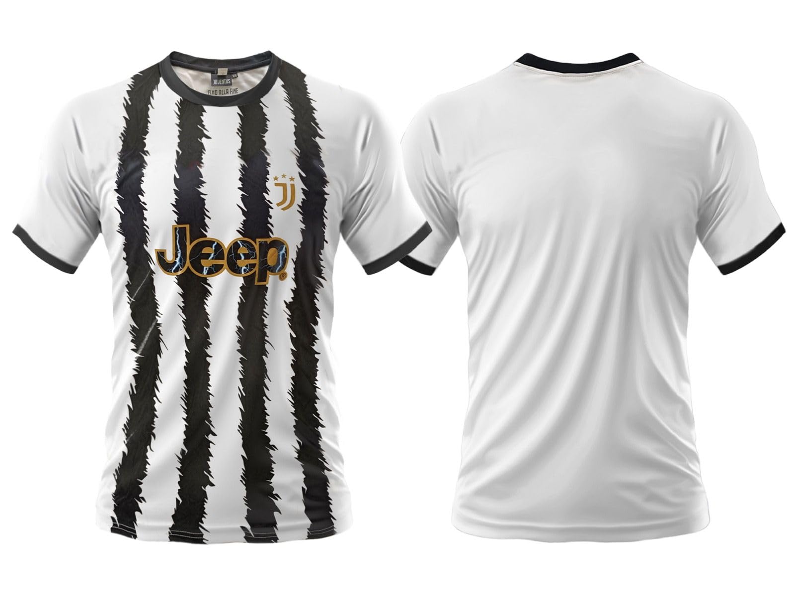 2023 2024 Black White Football Jersey. Neutral Soccer Jersey. Custom Football Shirt. Official Replica.